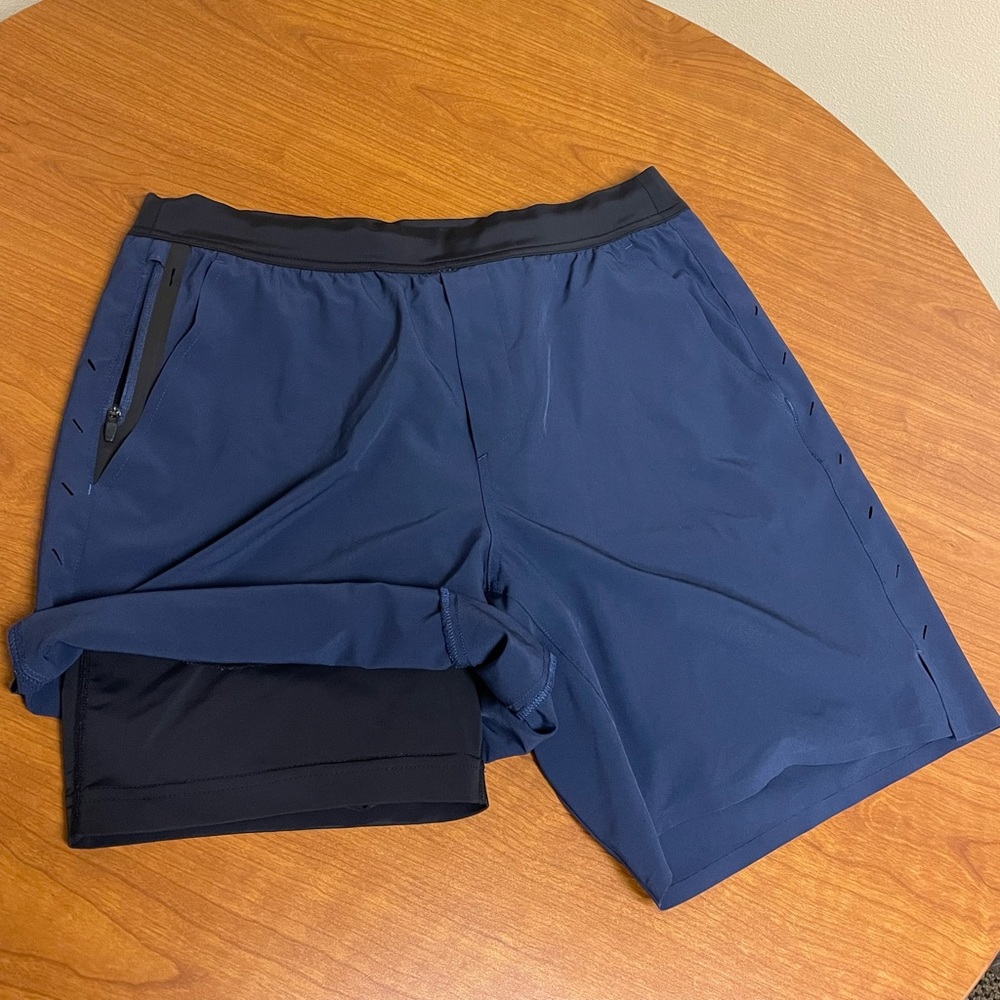 Like New, Men’s Lined Ten Thousand 7” Interval Shorts - Large